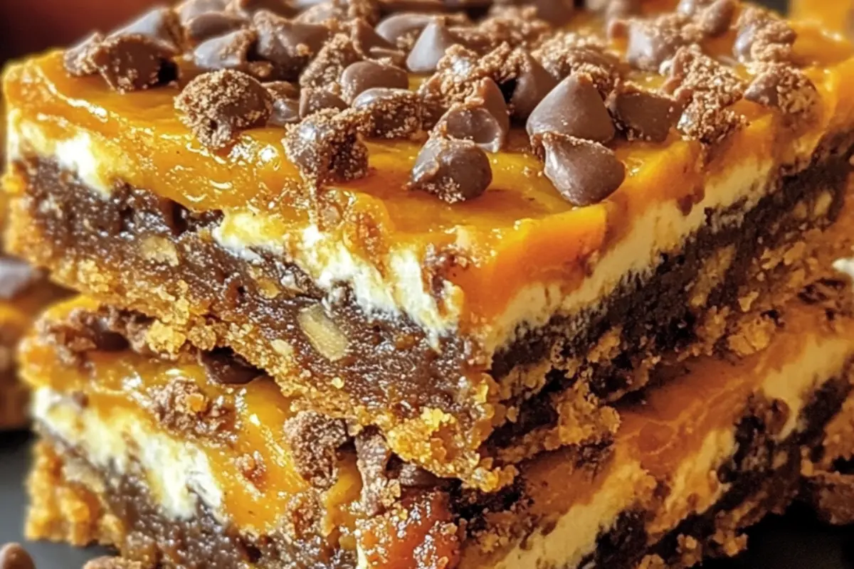 Pumpkin Delight Magic Bars