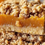 Pumpkin Pie Crumble Bars