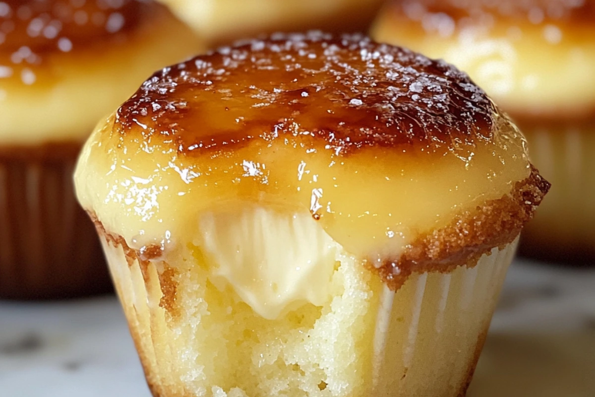 Vanilla Bean Crème Brûlée Cupcakes