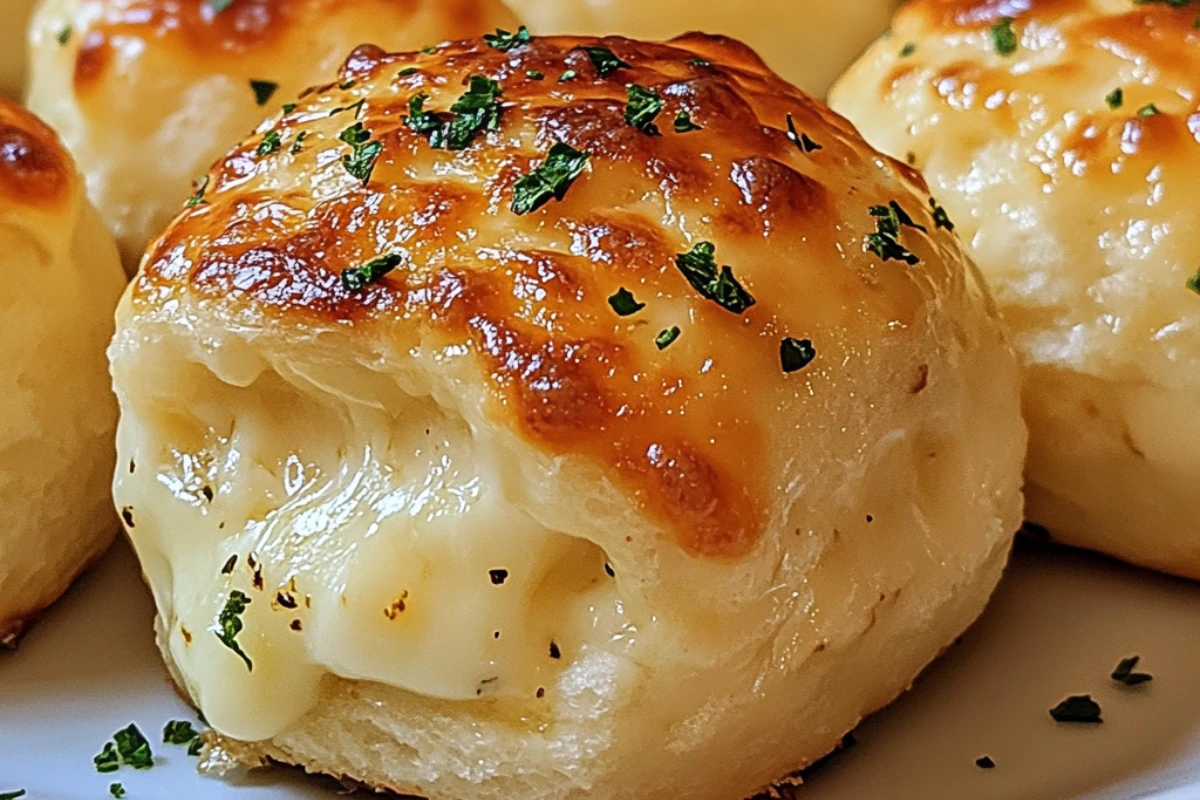 PILLSBURY BISCUIT GARLIC BUTTER CHEESE BOMBS