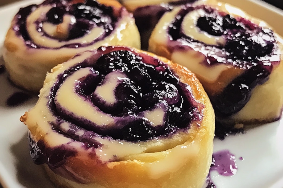 Blueberry Cheesecake Rolls