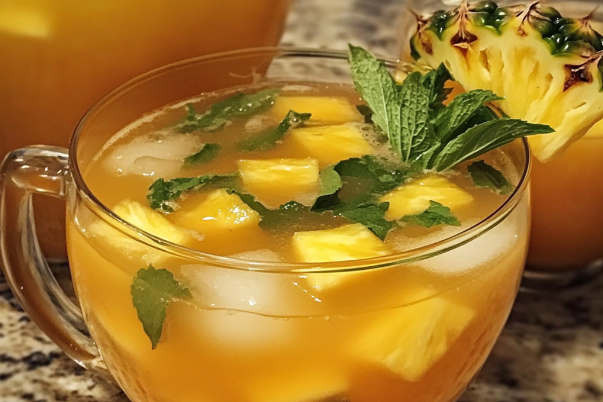 Tropical Pineapple Lemonade Punch