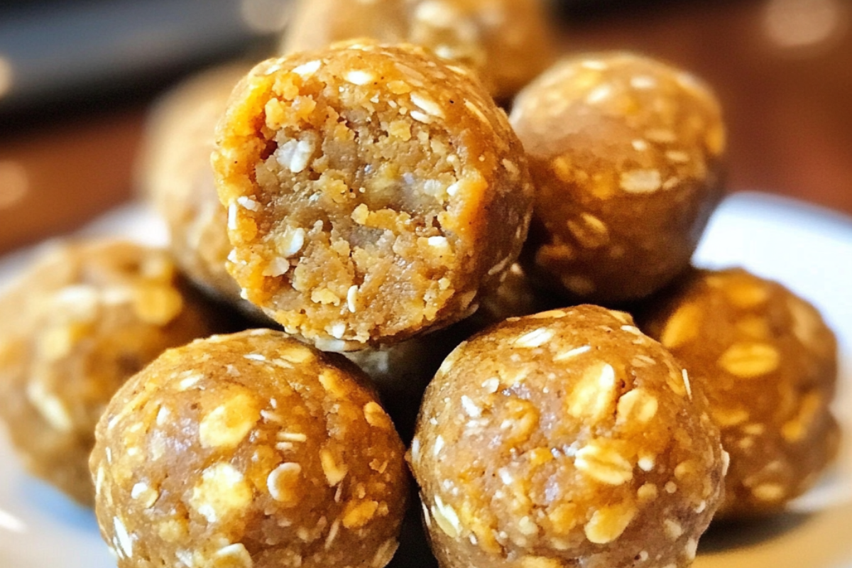 No-Bake Pumpkin Pie Energy Bites