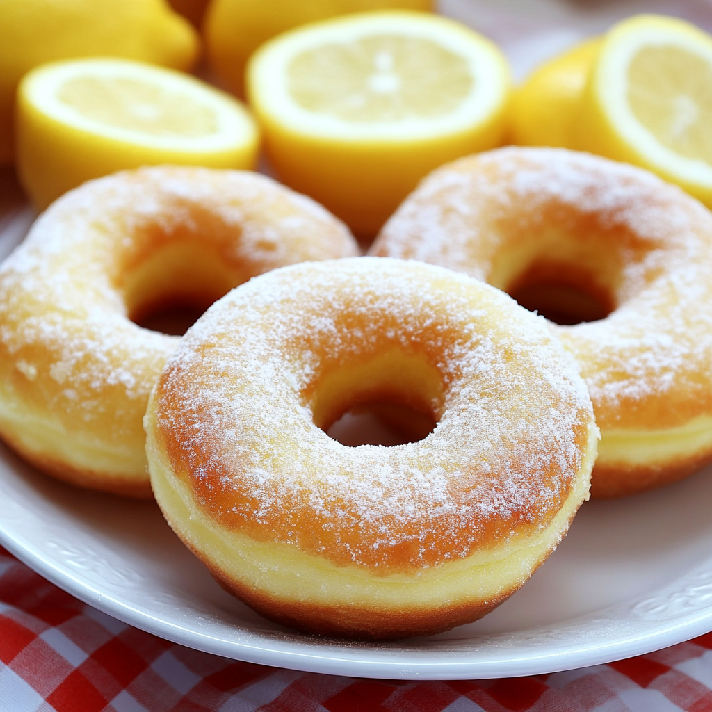 Baked Lemon Donuts