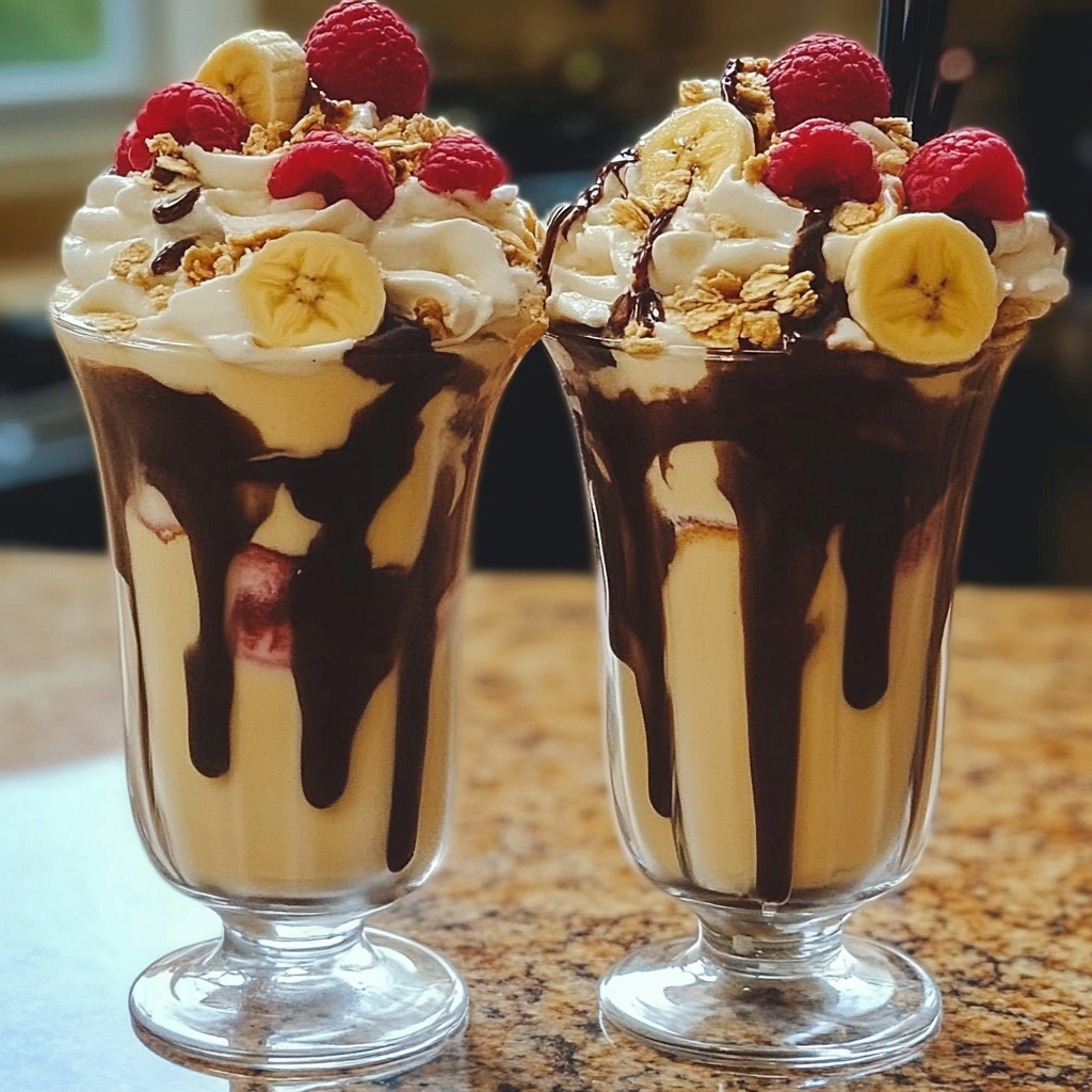 Banana Split Milkshake