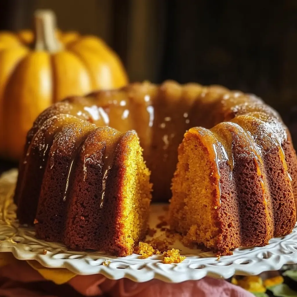 Buttermilk Pumpkin Pound Cake