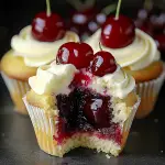 Heavenly Cherry Cupcakes