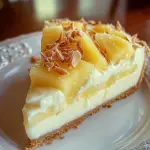 Pineapple Cream Cheesecake