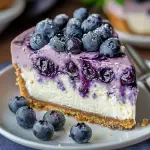 White Chocolate Blueberry Cheesecake