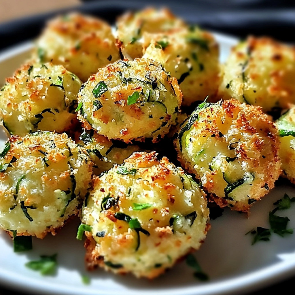 Zucchini Garlic Bites